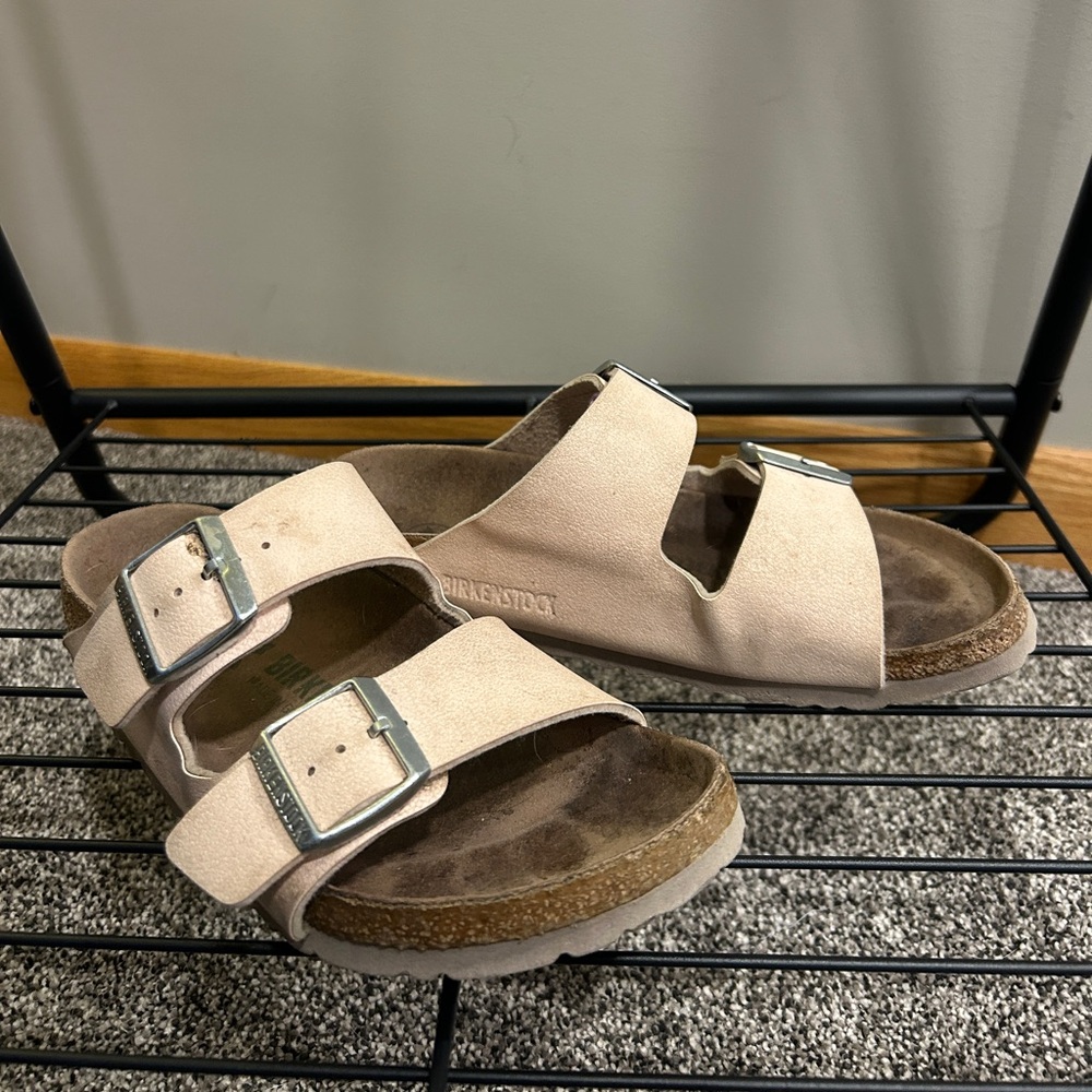 Light pink Birkenstocks. Euro 37. Us 6-6.5
